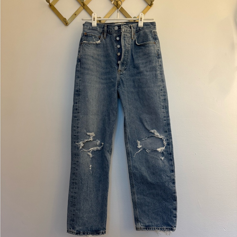 Agolde 90’s Crop Jeans in Suspend